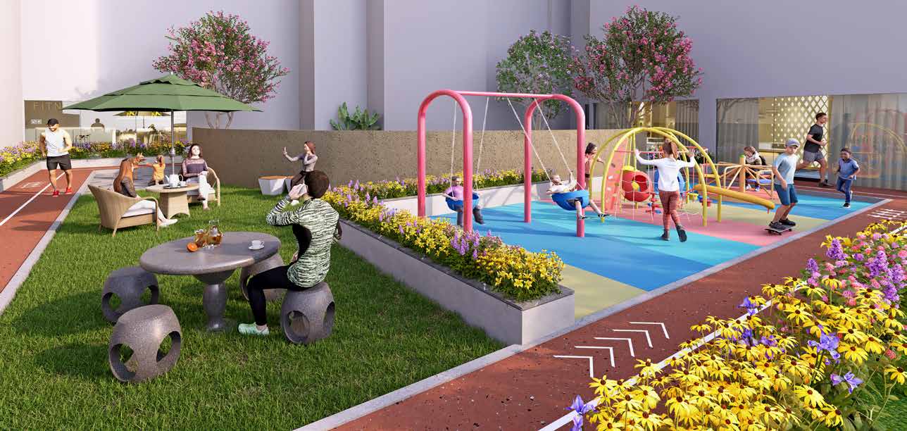 Landscaped garden
